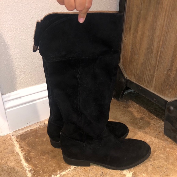 Girls Faux-suede tall boots~ Size 3 - Picture 8 of 11